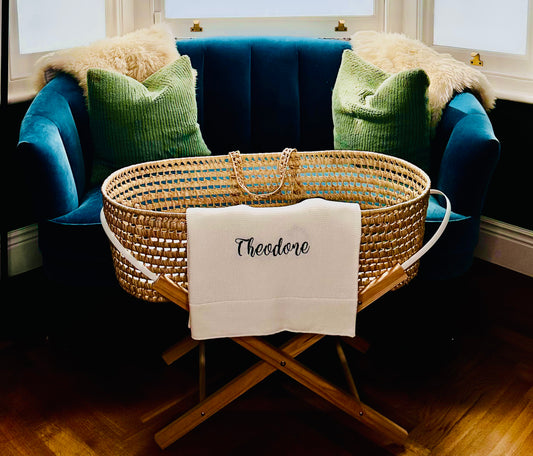 Solid Edge Baby Blanket - Classic Collection