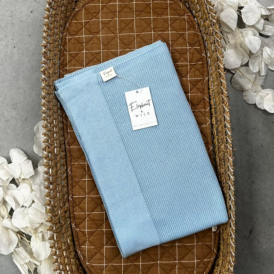 Solid Edge Baby Blanket - Classic Collection