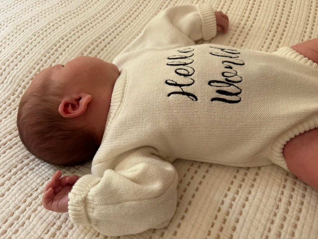 Smooth Knit Baby Romper - Classic Collection