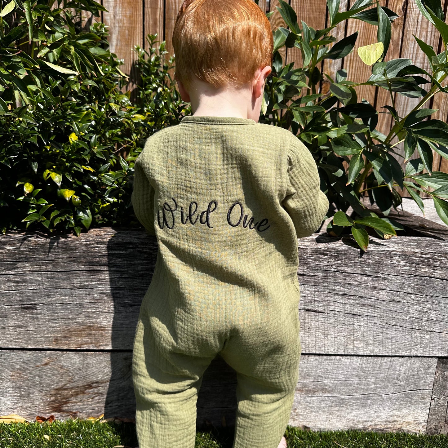 Long Sleeve Muslin Baby Romper - Classic Collection