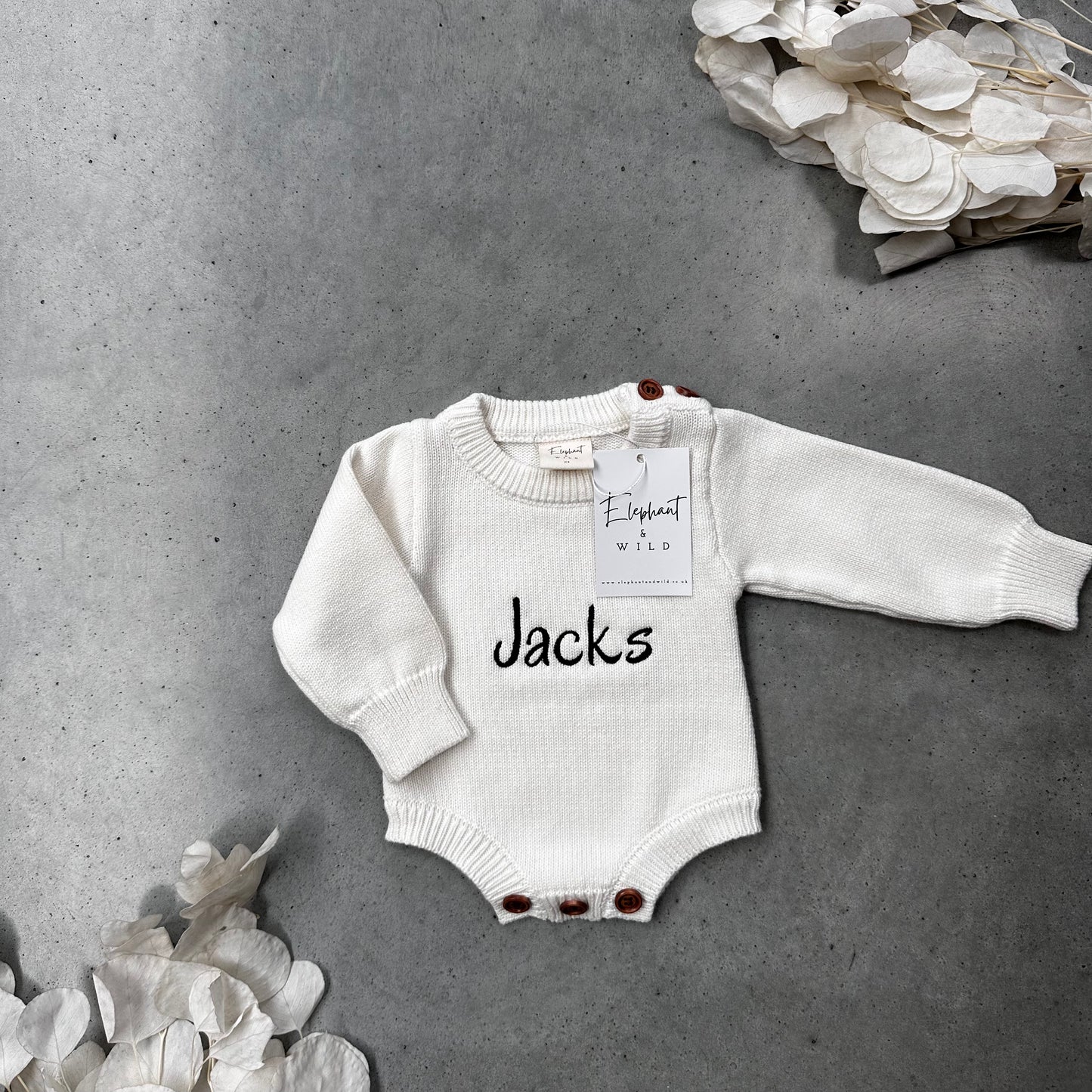 Smooth Knit Baby Romper - Classic Collection