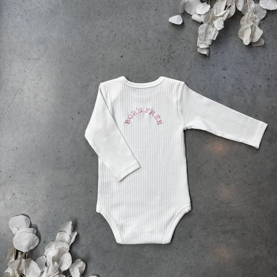 Ribbed Baby Bodysuit & Ribbed Cuffed Leggings - Classic Collection