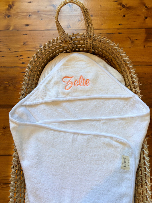 Personalised Hooded Baby Towel