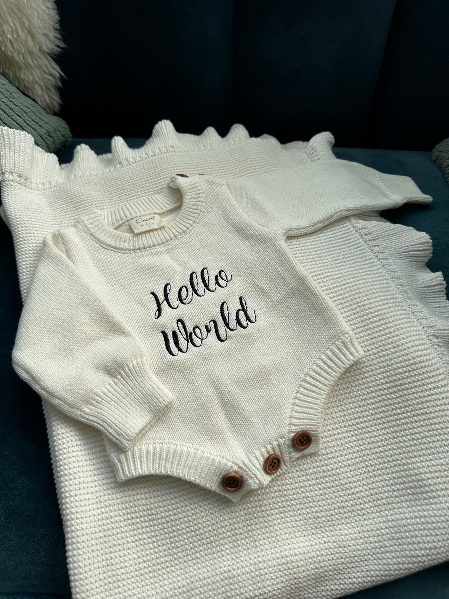 Smooth Knit Baby Romper - Classic Collection
