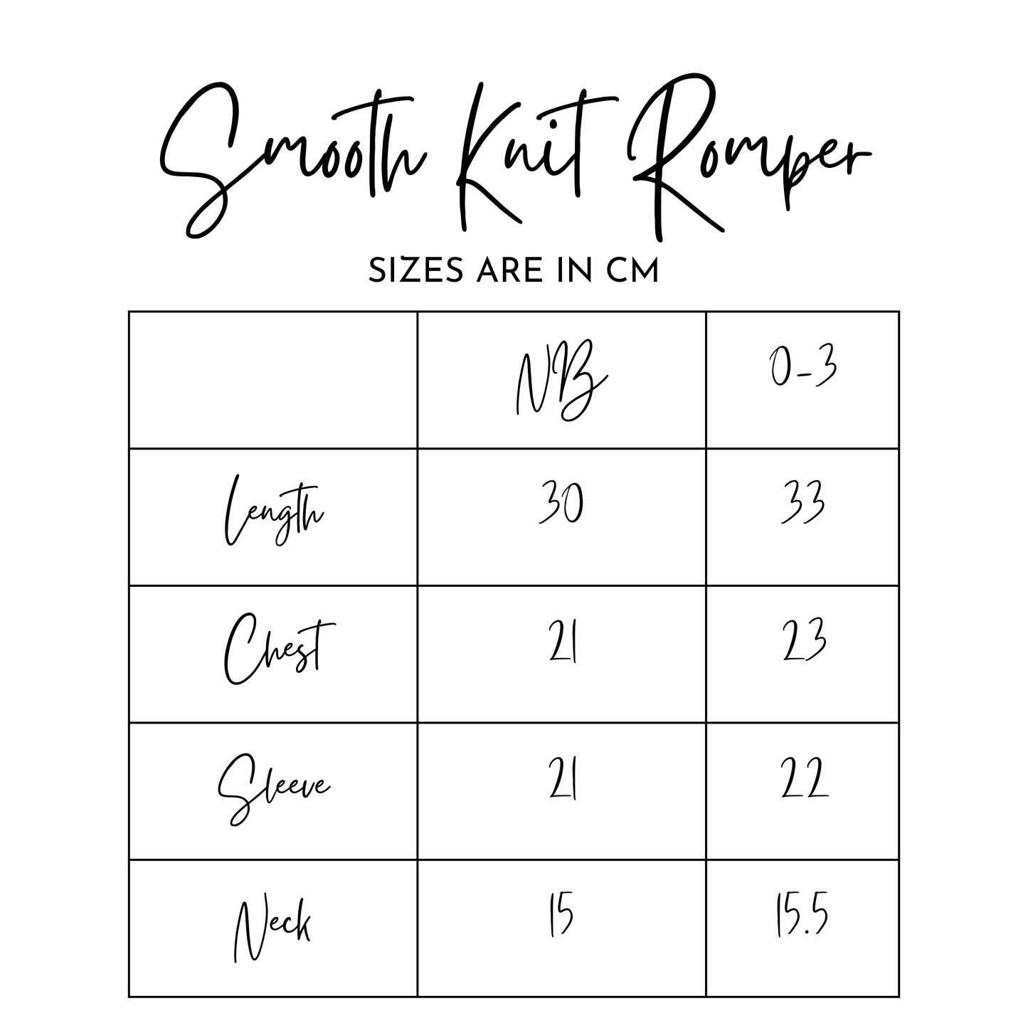 Smooth Knit Baby Romper