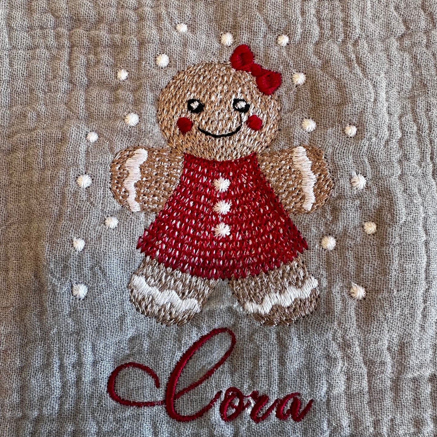 Ribbed Baby Bodysuit & Ribbed Cuffed Leggings -  Christmas Collection