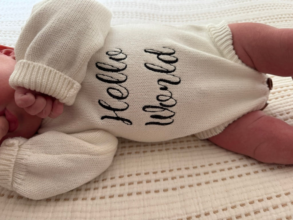Smooth Knit Baby Romper - Classic Collection
