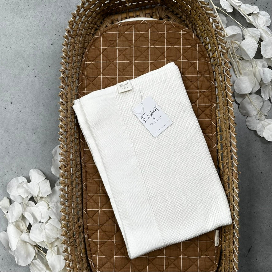 Solid Edge Baby Blanket - Classic Collection