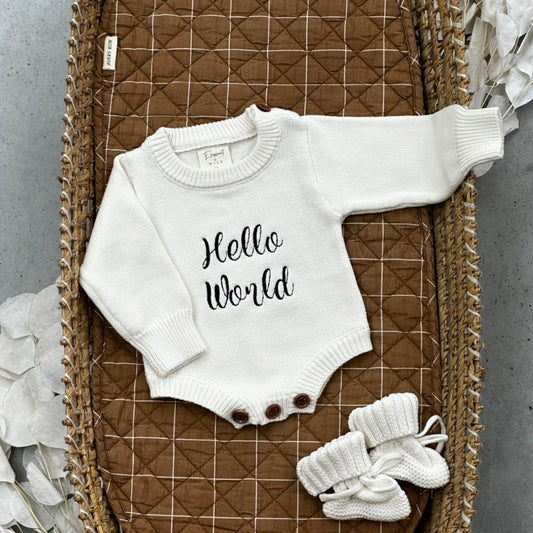 Smooth Knit Baby Romper - Classic Collection