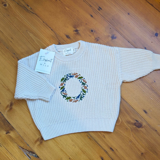 Personalised Baby Chunky Knit Jumper