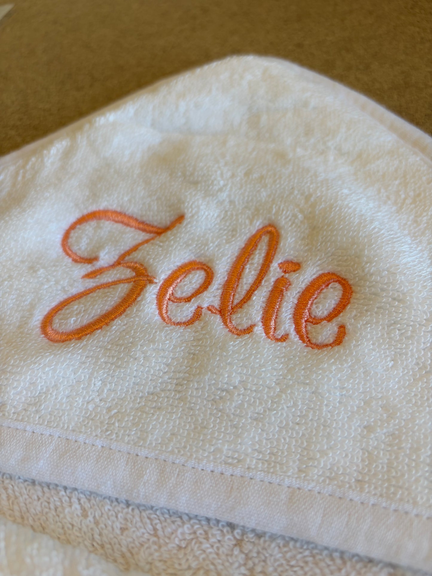 Personalised Hooded Baby Towel