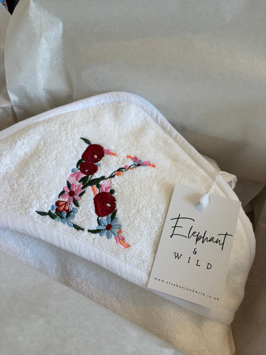 Personalised Hooded Baby Towel