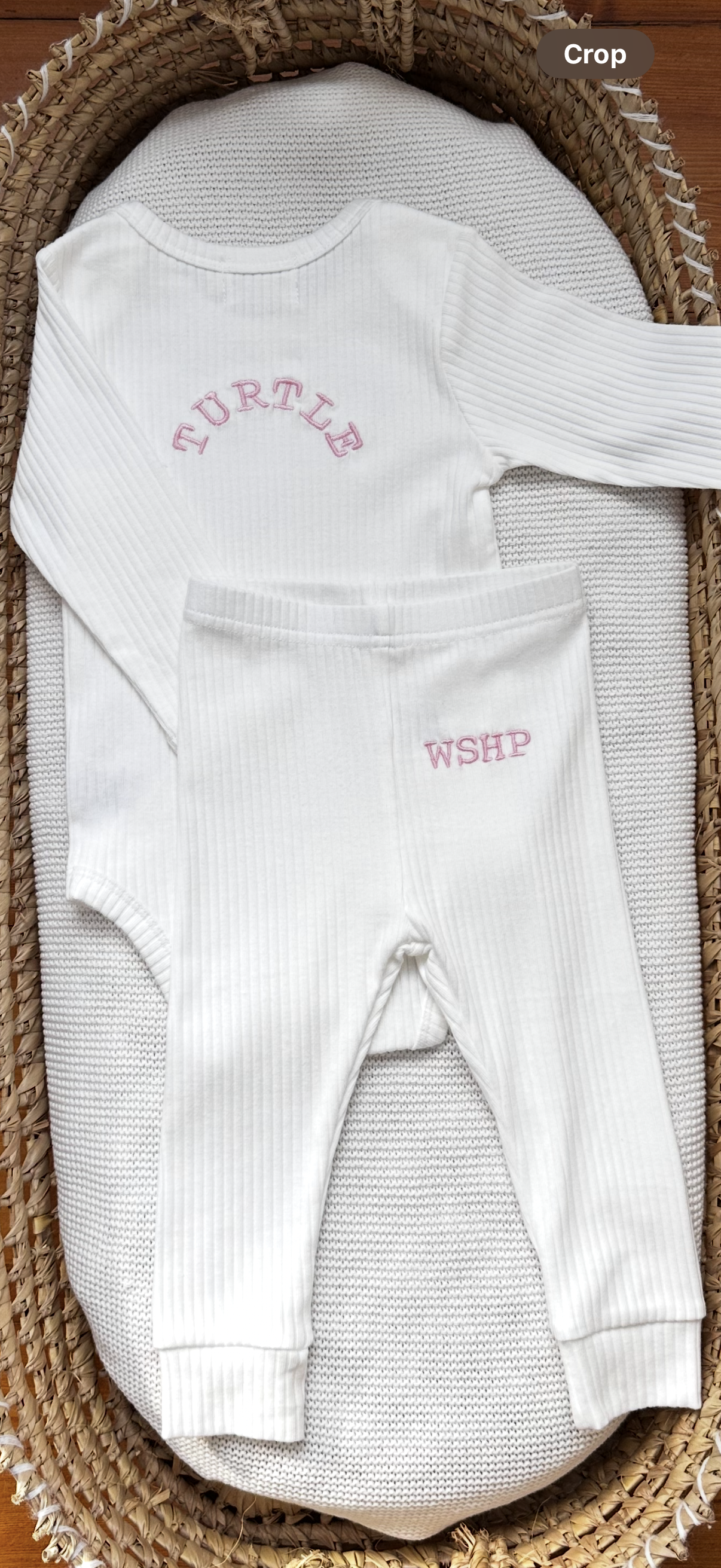 Ribbed Baby Bodysuit & Ribbed Cuffed Leggings -  Classic Collection